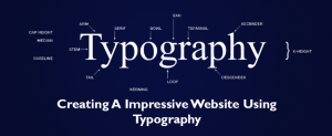 Creating a impressive website using typography