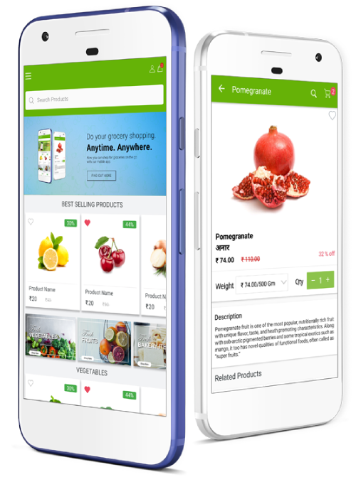 Grocery ECommerce Mobile App features