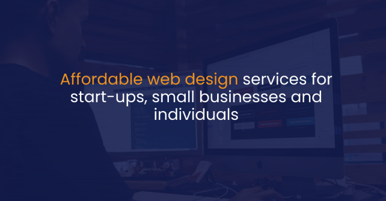 Affordable web design services for start-ups, small businesses and individuals-IStudio Techologies