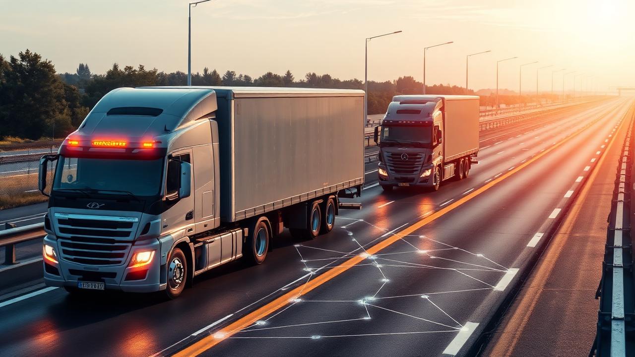 Autonomous TMS route optimization with telematics overlay