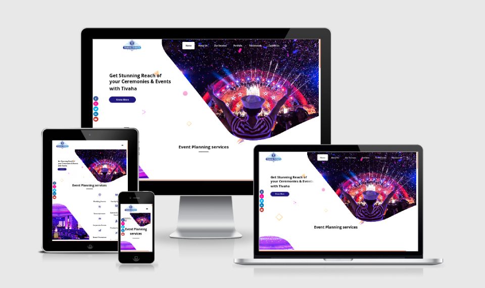 Tivaha Events -portfolio - iStudio Technologies